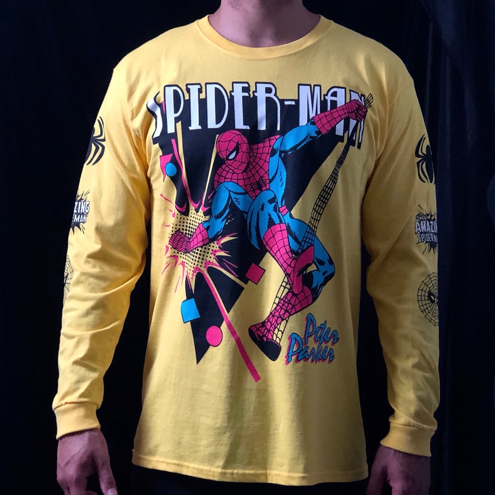 🕷🔥 Authentic Marvel Spiderman Long Sleeve🔥🕷